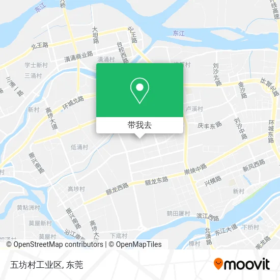 五坊村工业区地图