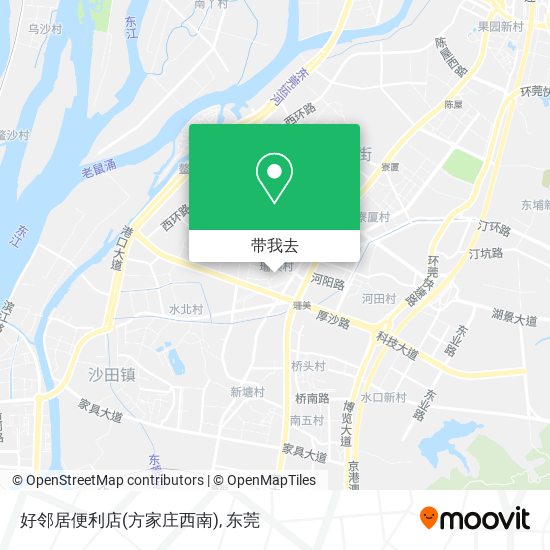 好邻居便利店(方家庄西南)地图