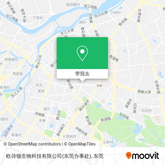欧诗顿生物科技有限公司(东莞办事处)地图
