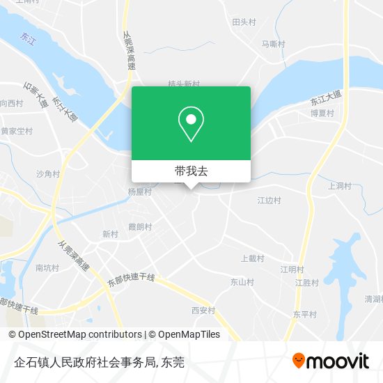 企石镇人民政府社会事务局地图