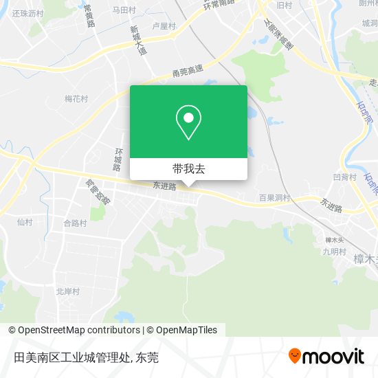 田美南区工业城管理处地图