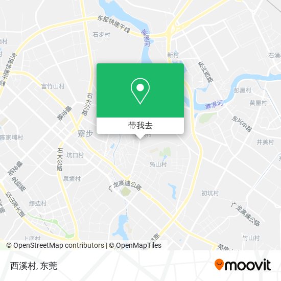 西溪村地图