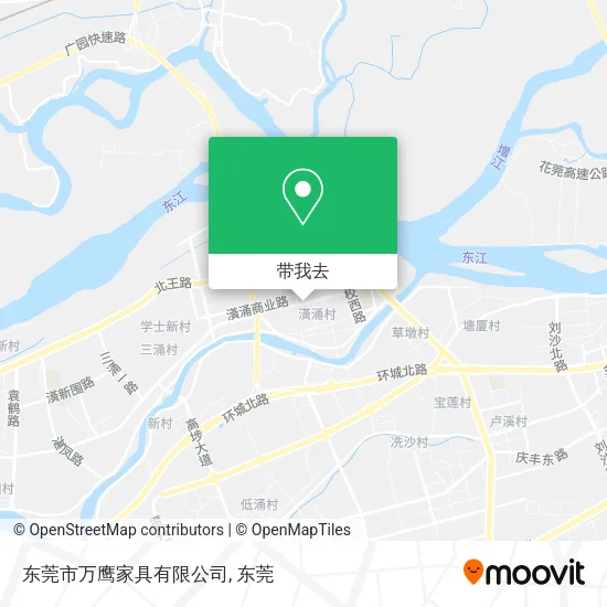 东莞市万鹰家具有限公司地图
