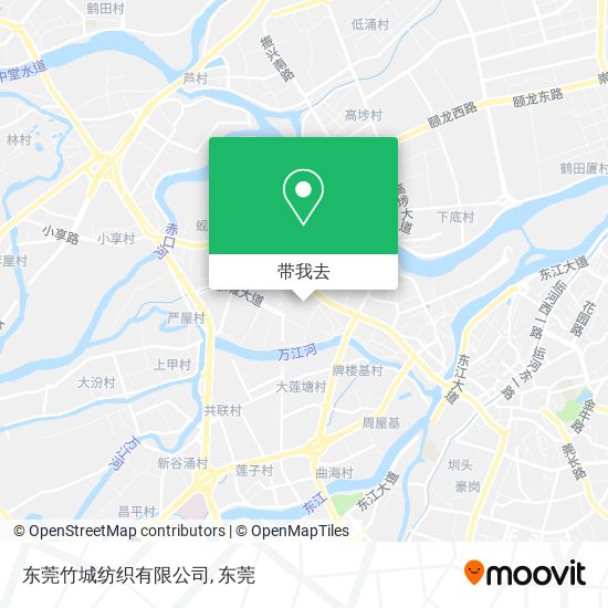 东莞竹城纺织有限公司地图