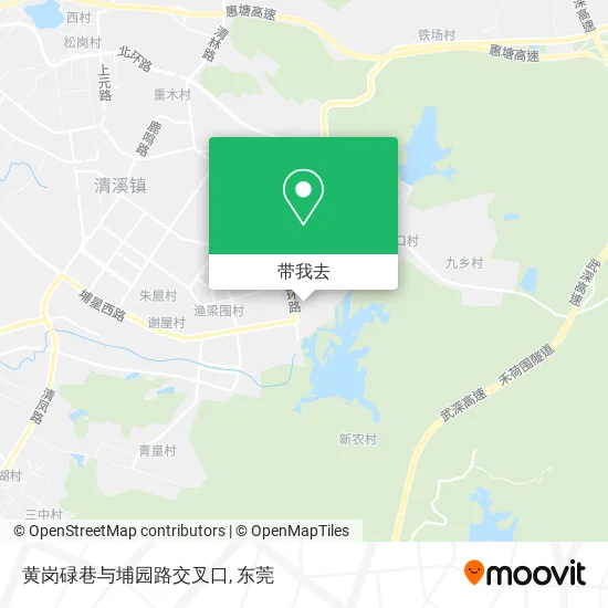 黄岗碌巷与埔园路交叉口地图