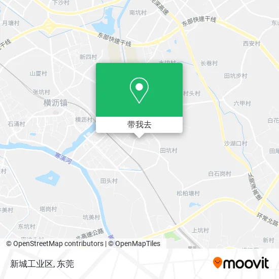 新城工业区地图