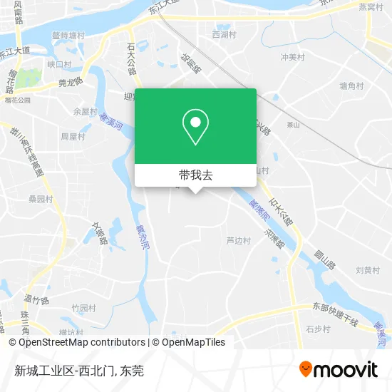 新城工业区-西北门地图