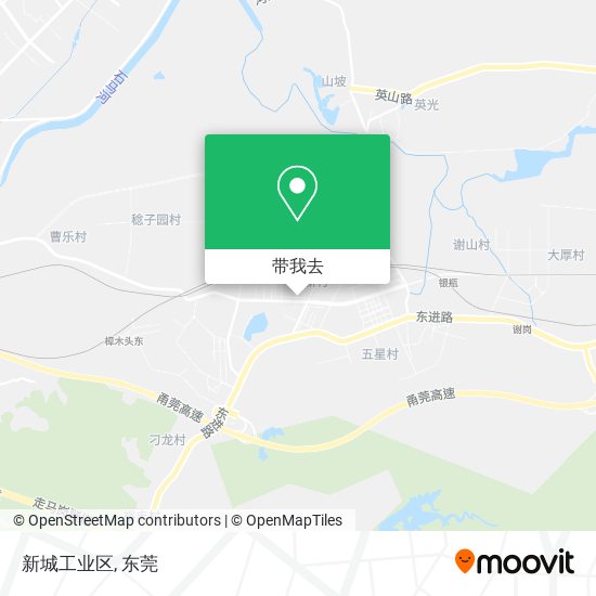 新城工业区地图