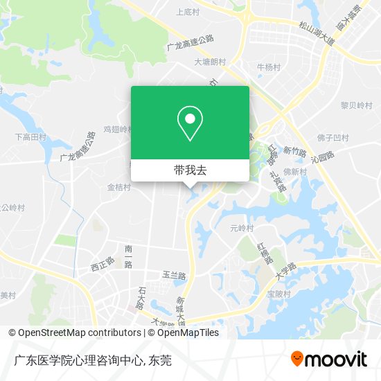 广东医学院心理咨询中心地图