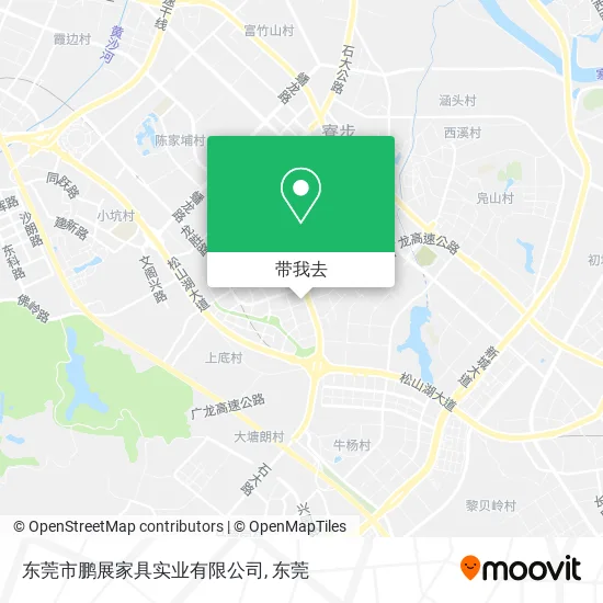 东莞市鹏展家具实业有限公司地图