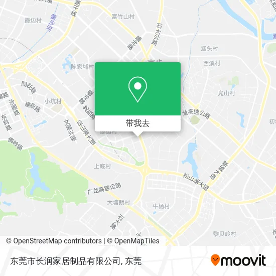 东莞市长润家居制品有限公司地图