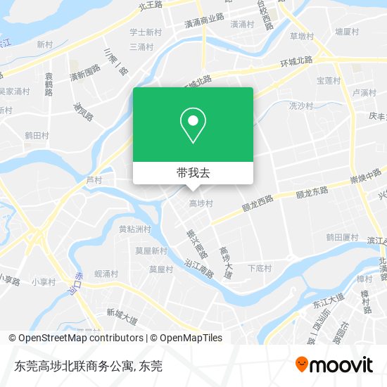 东莞高埗北联商务公寓地图