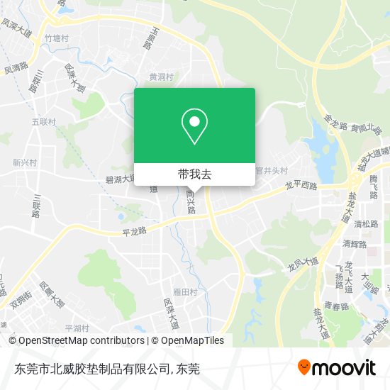 东莞市北威胶垫制品有限公司地图