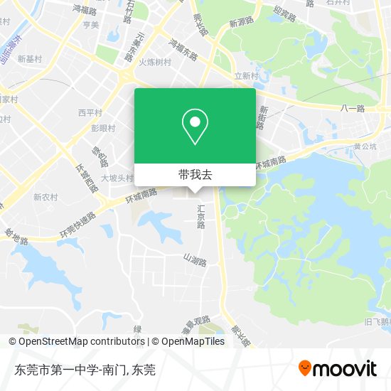 东莞市第一中学-南门地图