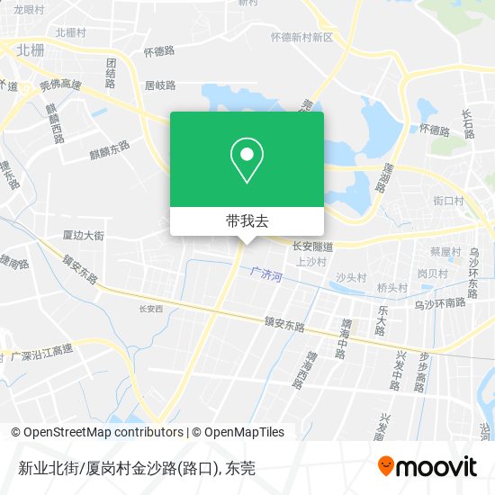 新业北街/厦岗村金沙路(路口)地图