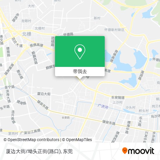 厦边大街/坳头正街(路口)地图