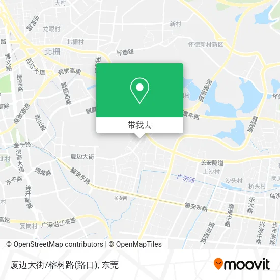厦边大街/榕树路(路口)地图