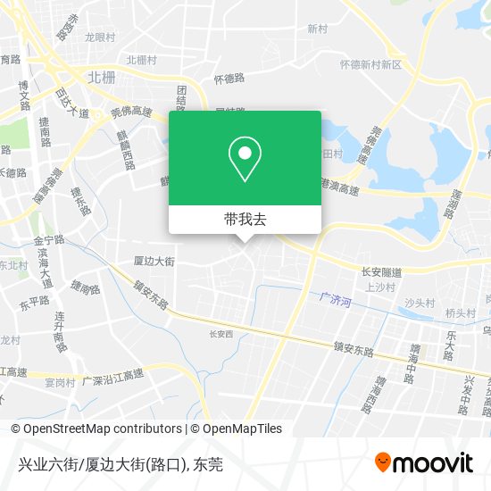 兴业六街/厦边大街(路口)地图