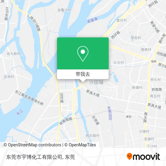 东莞市宇博化工有限公司地图