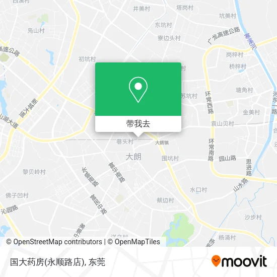 国大药房(永顺路店)地图