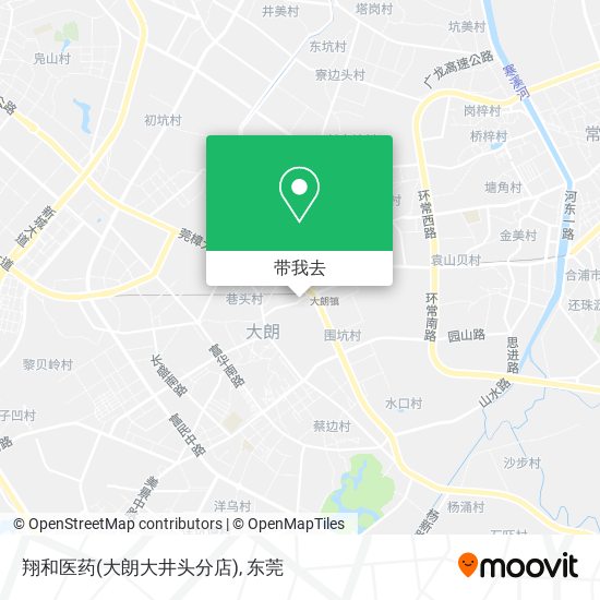 翔和医药(大朗大井头分店)地图