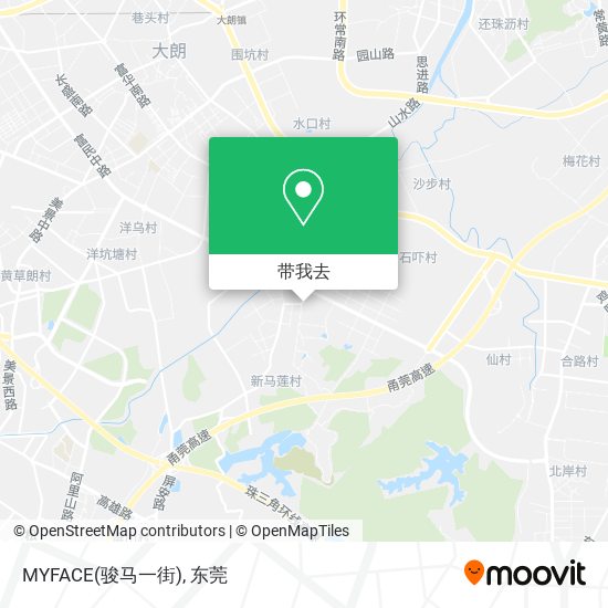 MYFACE(骏马一街)地图