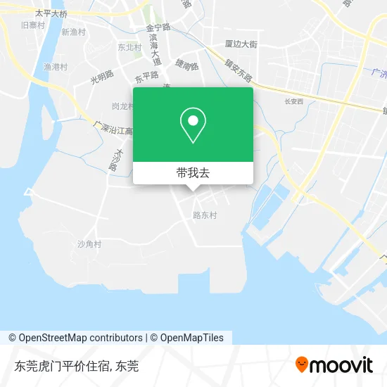 东莞虎门平价住宿地图