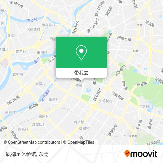 凯德星体验馆地图