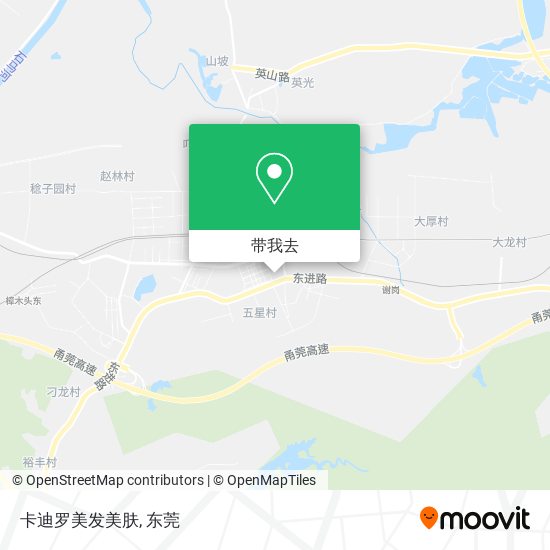 卡迪罗美发美肤地图