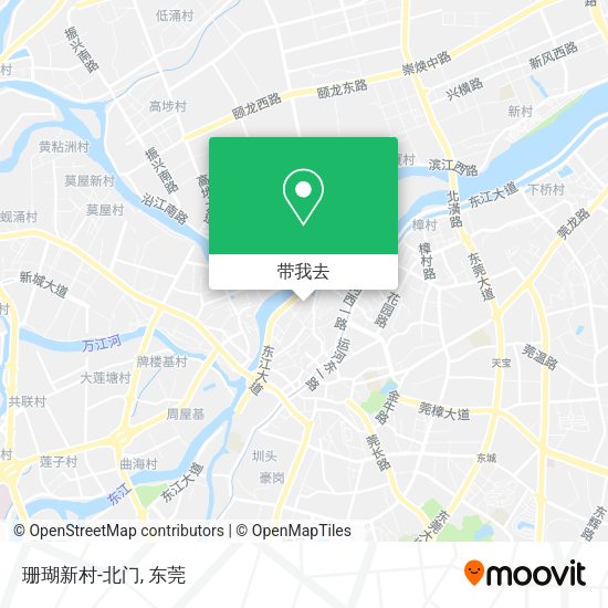 珊瑚新村-北门地图