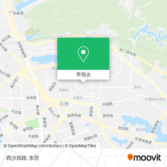 西沙四路地图