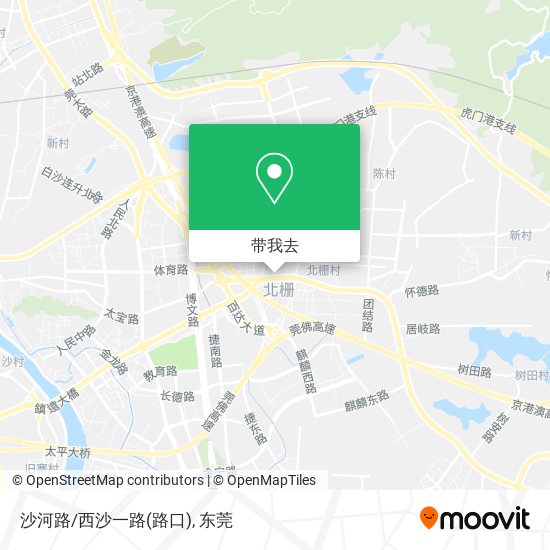 沙河路/西沙一路(路口)地图