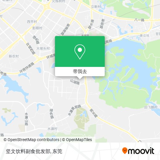坚文饮料副食批发部地图