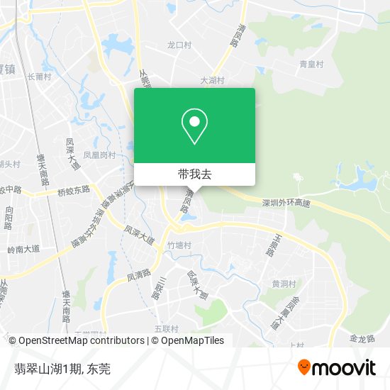 翡翠山湖1期地图