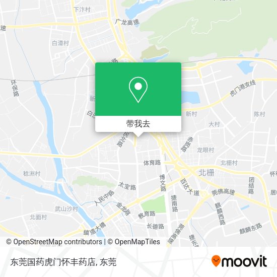 东莞国药虎门怀丰药店地图