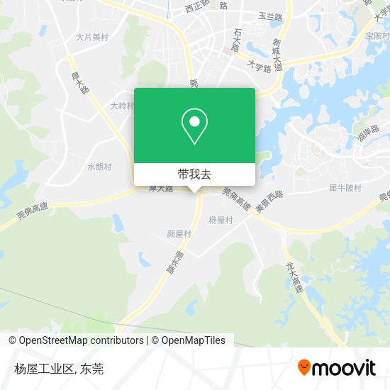 杨屋工业区地图
