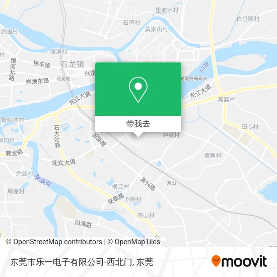 东莞市乐一电子有限公司-西北门地图