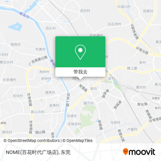 NOME(百花时代广场店)地图