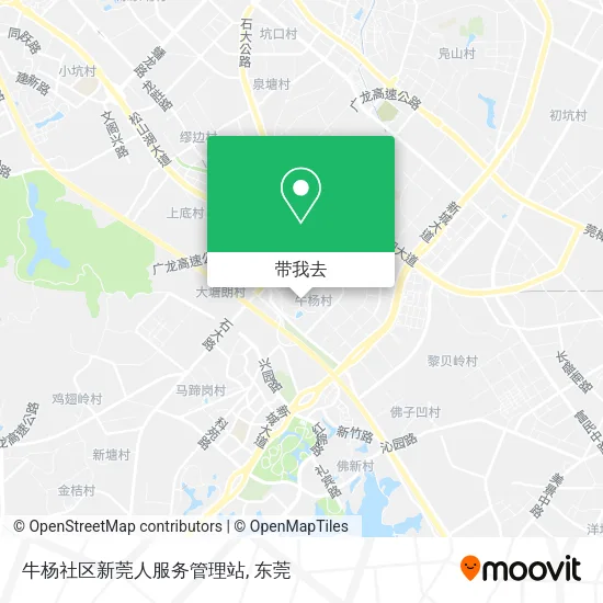 牛杨社区新莞人服务管理站地图