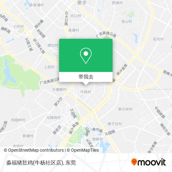 淼福猪肚鸡(牛杨社区店)地图