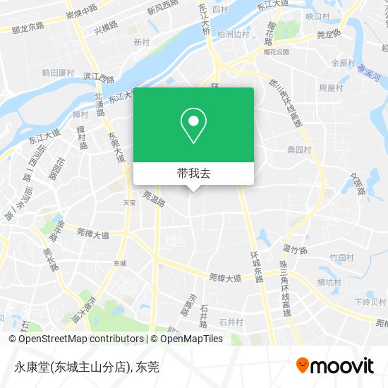 永康堂(东城主山分店)地图