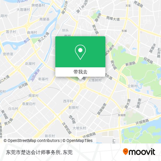 东莞市楚达会计师事务所地图