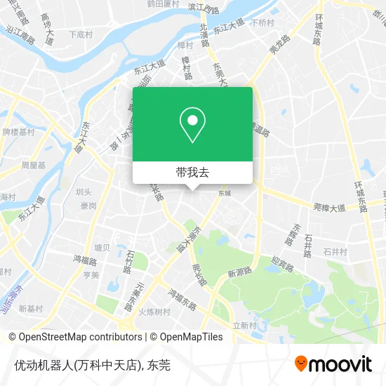 优动机器人(万科中天店)地图
