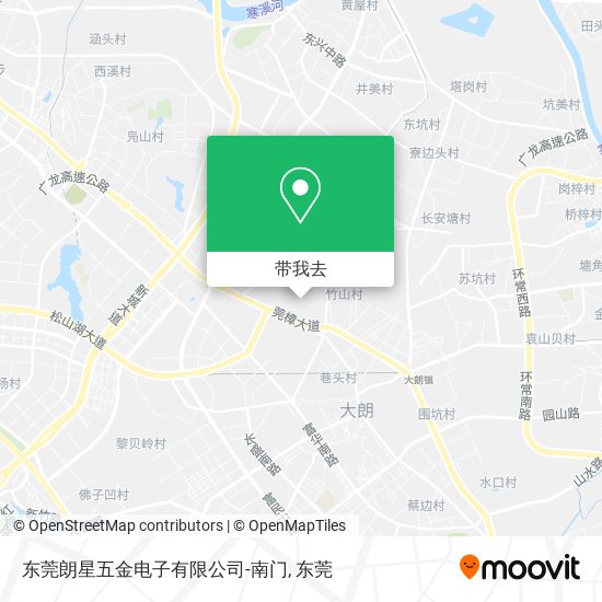 东莞朗星五金电子有限公司-南门地图
