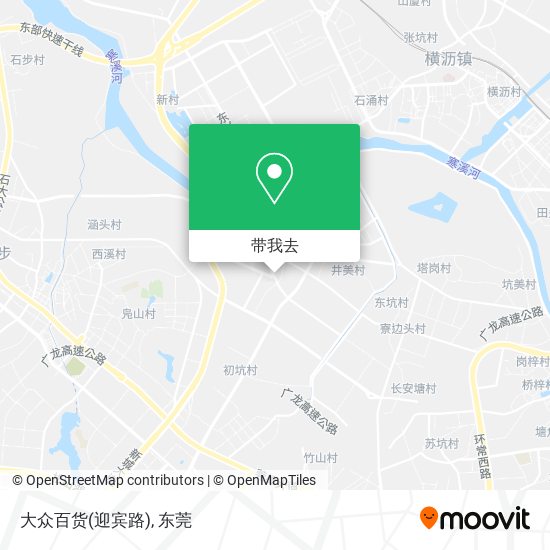 大众百货(迎宾路)地图