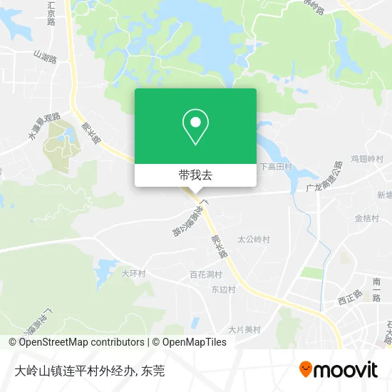 大岭山镇连平村外经办地图