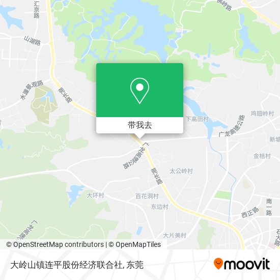 大岭山镇连平股份经济联合社地图