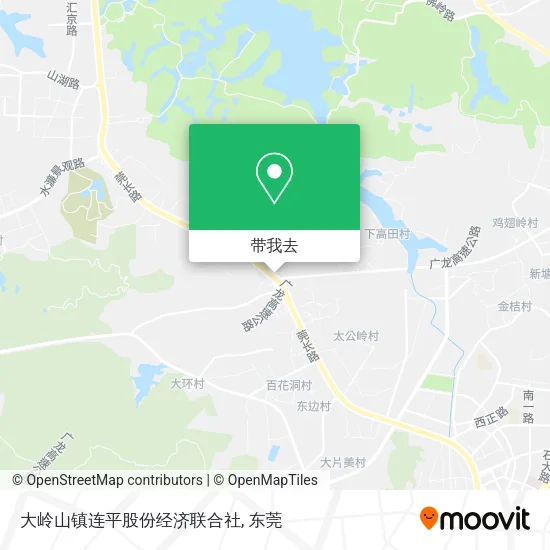 大岭山镇连平股份经济联合社地图
