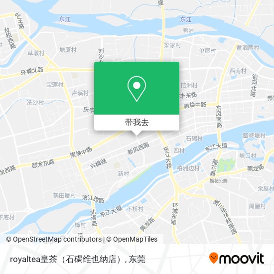 royaltea皇茶（石碣维也纳店）地图