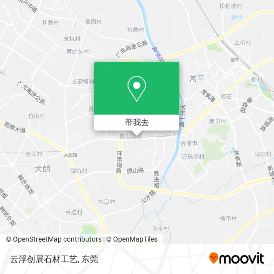 云浮创展石材工艺地图